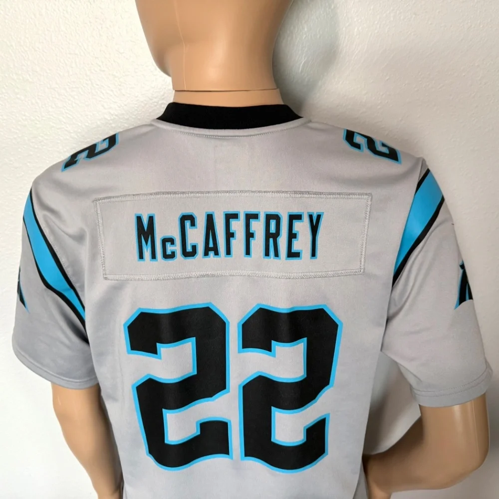 NFL NIKE Carolina Panthers #22 McCaffrey Jersey (Size XL)